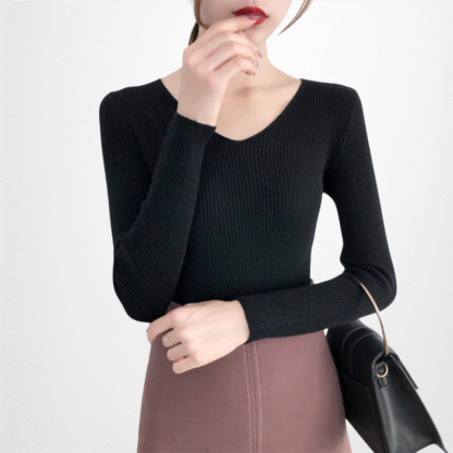 ユニークなデザイナーカラーセーター