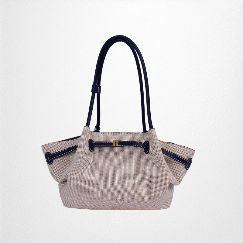 大容量キャンバスショルダーバッグ