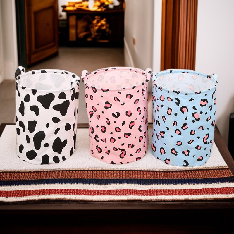 折りたたみ式ランドリー収納バスケット