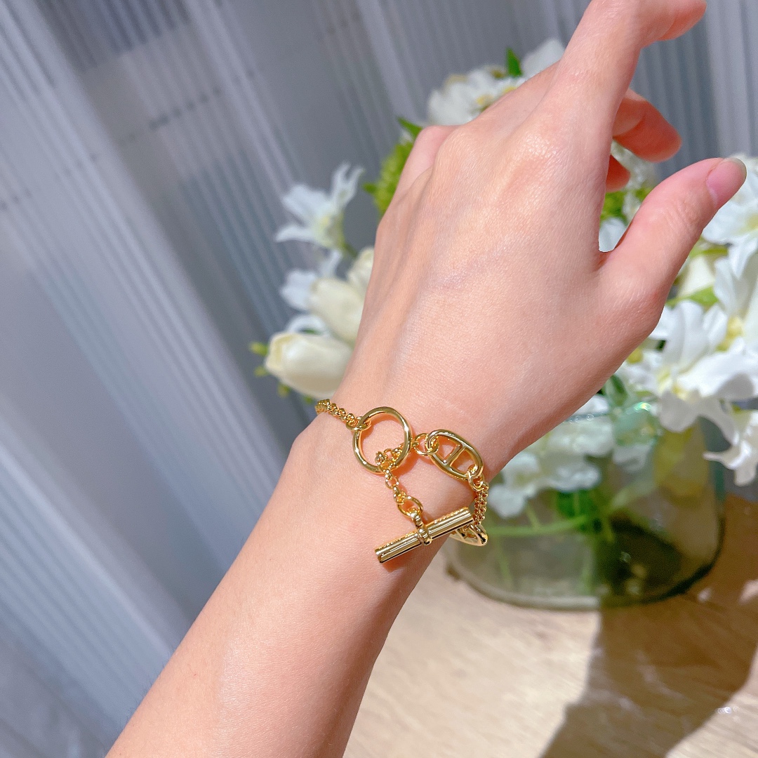 【HERMES 】ブレスレット、ファッションシンプルなスタイル
