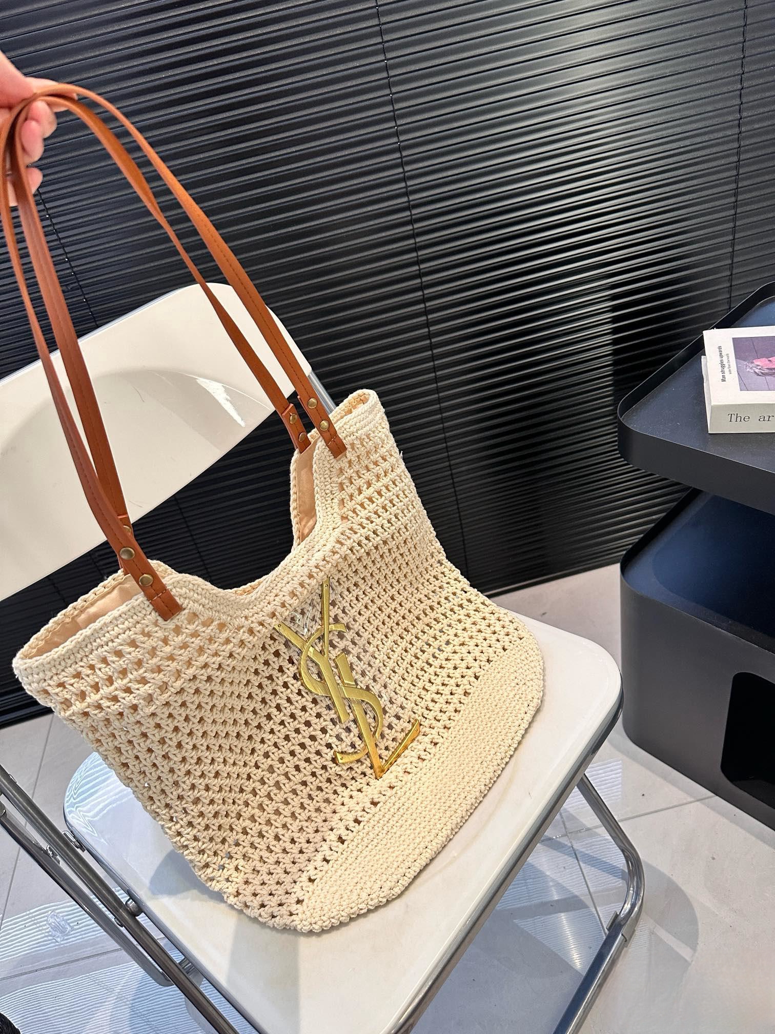 【YSL SAINT LAURENT 公式旗艦店】サンローラン   ハンドバッグ 当日出荷 好評に付き再入荷！38*32CM 240722 ショルダーバッグ