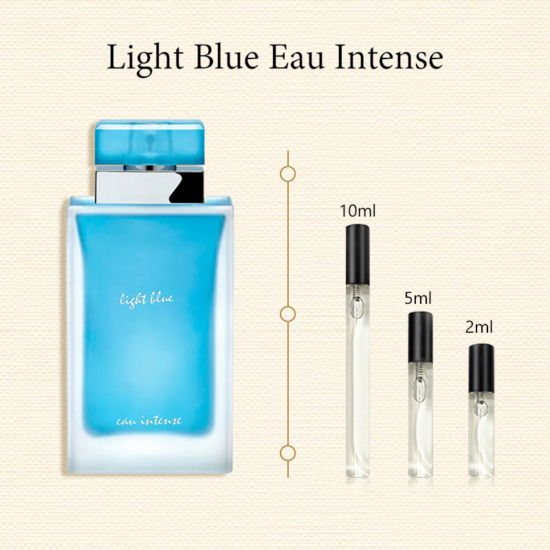 【ของแท้✓จัดส่งรวดเร็ว】Light Blue Eau Intense & Light Blue EDP  น้ําหอมผู้หญิง ติดทนนาน น้ำหอมพกพา น้ำหอมขายดี  น้ําหอมมินิ กลิ่นหอม