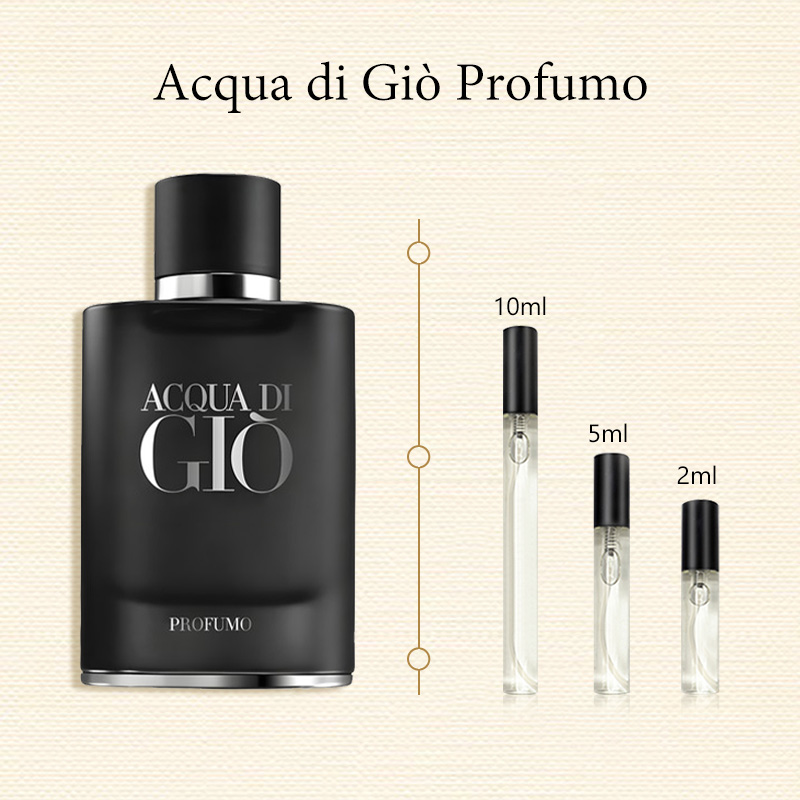 【ของแท้✓จัดส่งรวดเร็ว】Acqua di Gio EDT & Acqua di Giò Profumo EDP 2ml/5ml/10ml น้ําหอมชาย น้ำหอมขายดี  น้ำหอมพกพา น้ําหอมเสน่ห์ กลิ่นติดทนนาน