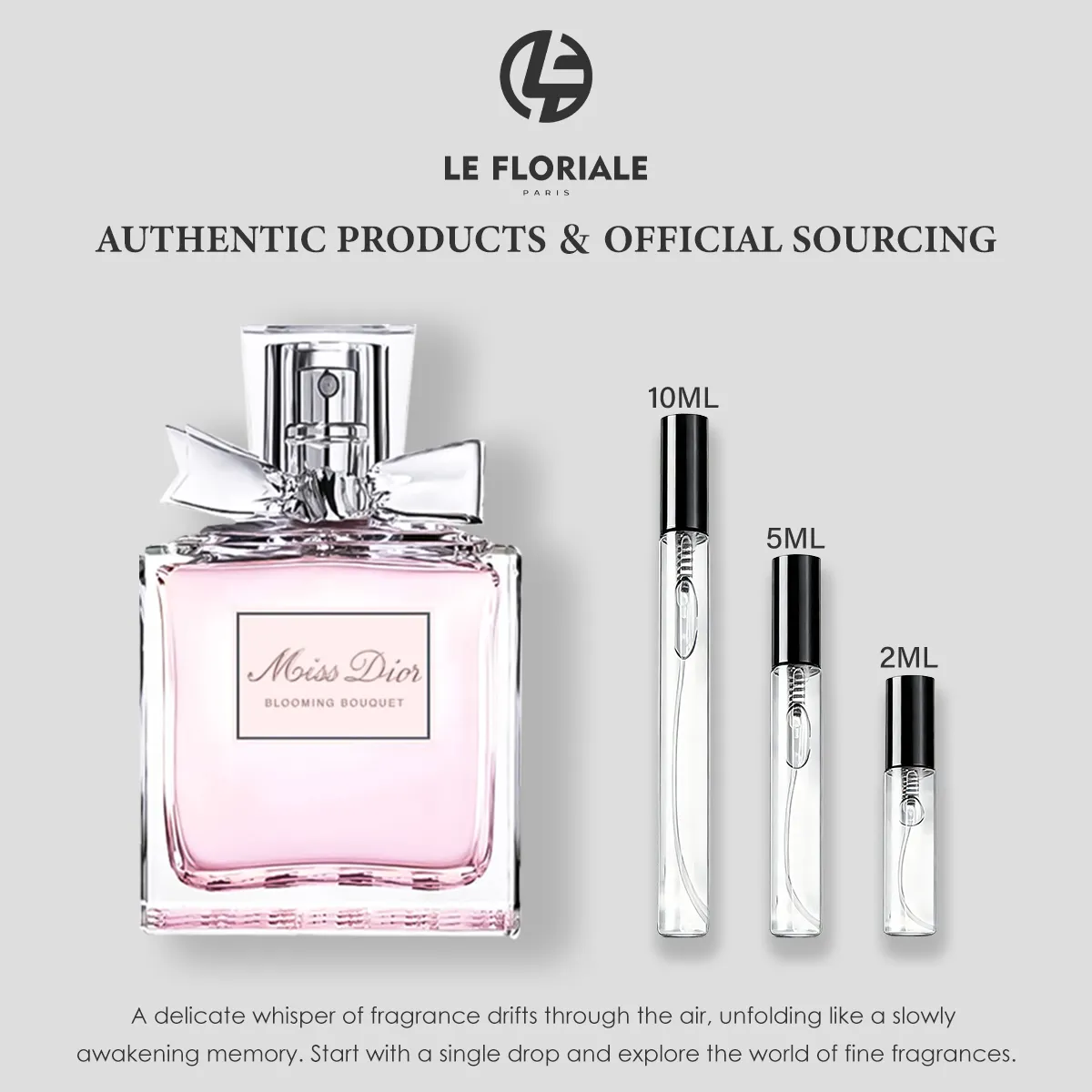 COD Dior Sauvage EDT & Blooming Bouquet EDT & J'adore 2ml/5ml/10ml Men's and women's perfume