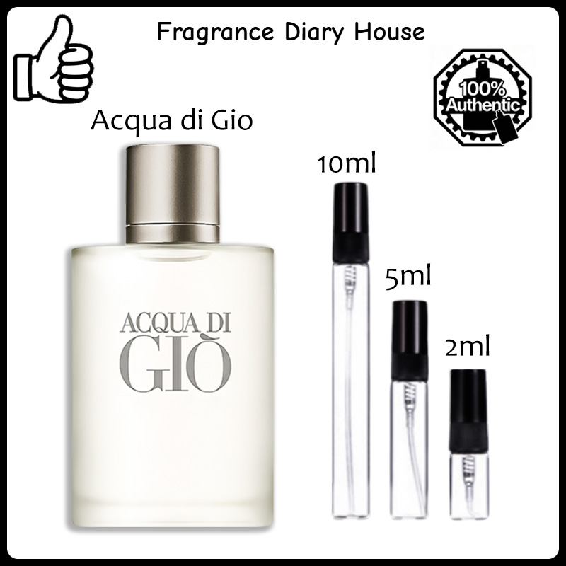 【ของแท้✓จัดส่งรวดเร็ว】Acqua di Gio EDT & Acqua di Giò Profumo EDP 2ml/