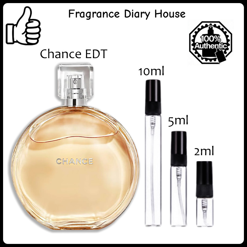 【ของแท้✓จัดส่งรวดเร็ว】Bleu de EDP & Chance Eau Tendre EDP 2ml/5ml/10ml น้ำหอมขายดี  น้ำหอมพกพา น้ําหอมผู้หญิง น้ําหอมชาย