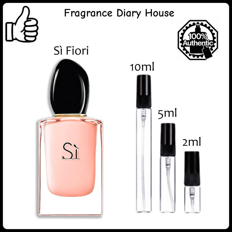 【ของแท้✓จัดส่งรวดเร็ว】 Sì Passione & Sì Fiori EDP & Thé Yulong EDT 2ml/5ml/10ml กลิ่นติดทนนาน น้ำหอมขายดี  น้ำหอมผู้หญิง น้ำหอมพกพา