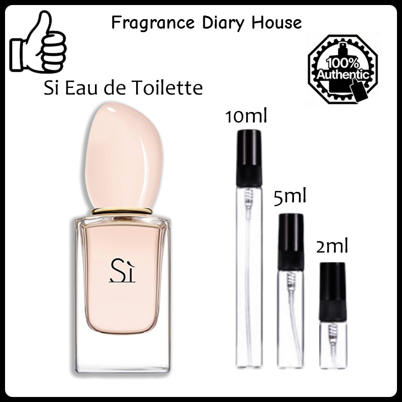 【ของแท้✓จัดส่งรวดเร็ว】 Sì Passione & Sì Fiori EDP & Thé Yulong EDT 2ml/5ml/10ml กลิ่นติดทนนาน น้ำหอมขายดี  น้ำหอมผู้หญิง น้ำหอมพกพา