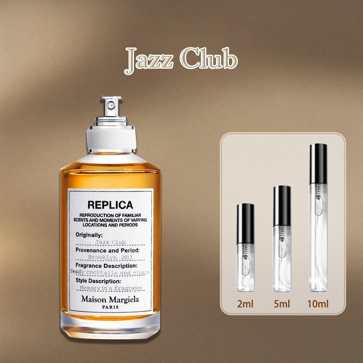 【ของแท้✓จัดส่งรวดเร็ว】 Jazz Club EDT 2ml / 5ml / 10ml น้ําหอมชาย น้ำหอมขายดี น้ำหอมพกพา น้ําหอมเสน่ห์ ขนาดทดลอง กลิ่นหอม