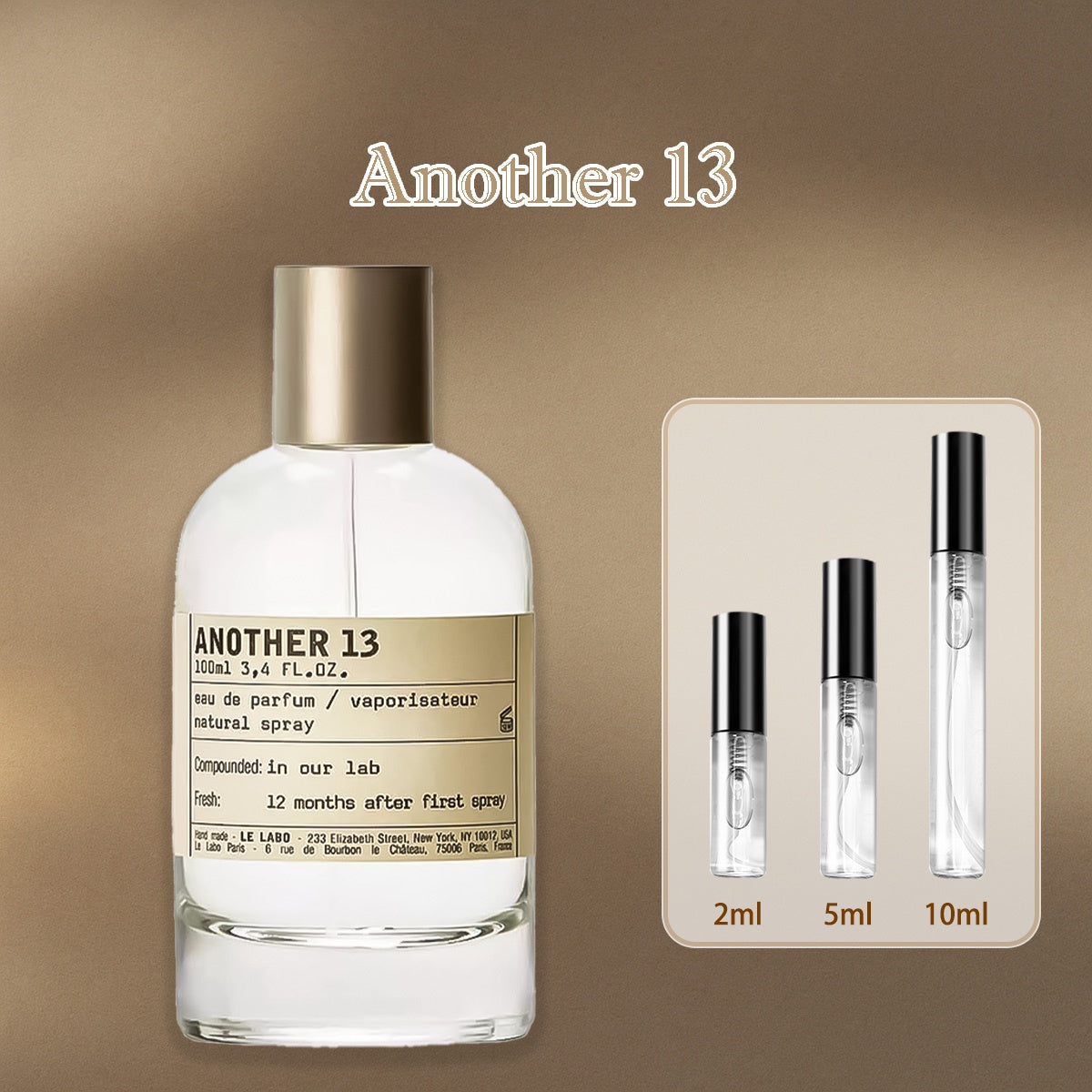 【ของแท้✓ติดทนนาน】น้ำหอมตัวอย่าง Another 13 EDP 2ml / 5ml / 10ml น้ําหอม unisex ขนาดพกพา กลิ่นติดทนนาน น้ําหอมทดลอง