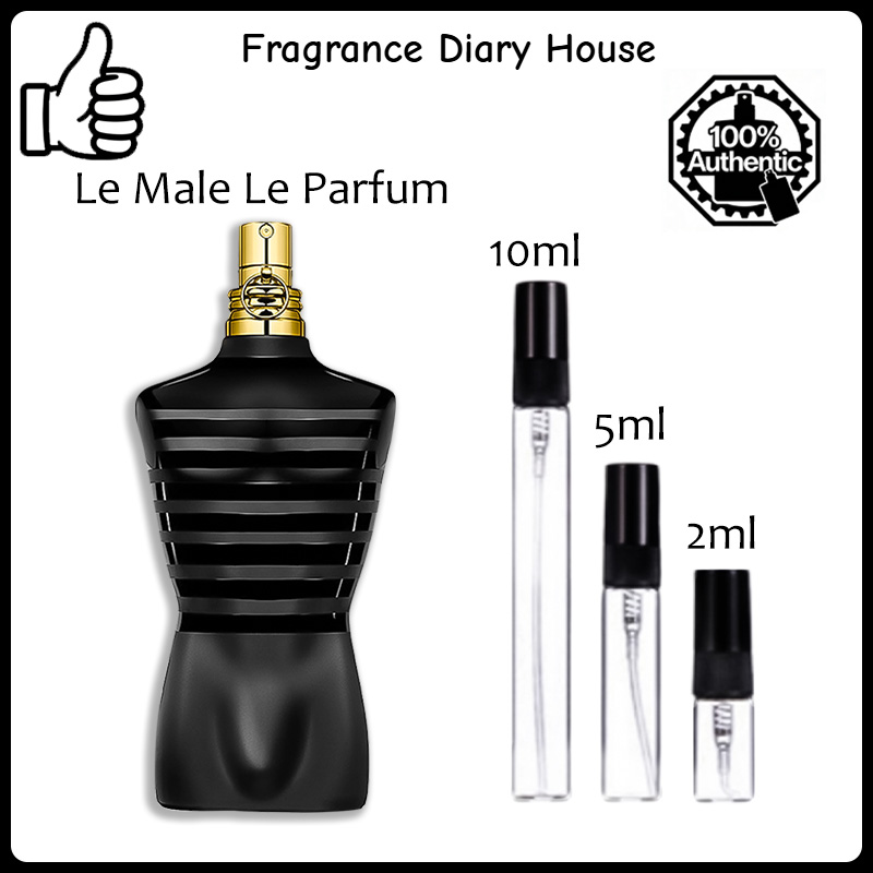 COD Jean Paul Gaultier Le Male Le Parfum 2ml/5ml/10ml น้ำหอมผู้ชาย กลิ่นวานิลลา หรู ติดทน
