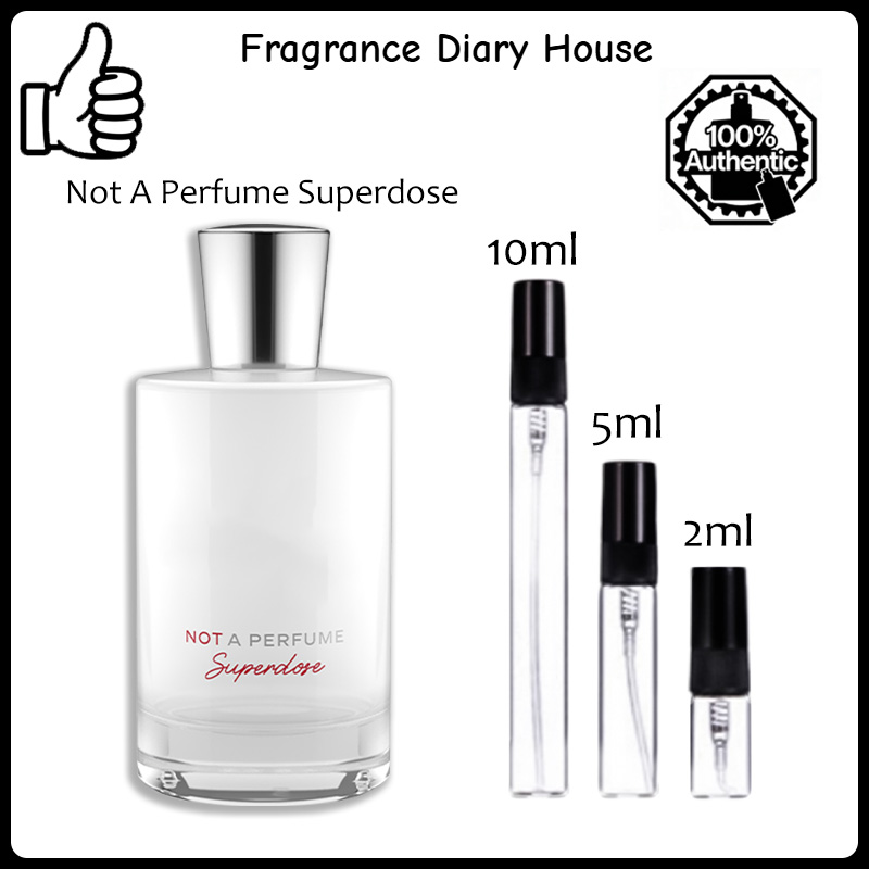 【ของแท้✓จัดส่งรวดเร็ว】 Not A Perfume Superdose EDP 2ml/5ml/10ml น้ําหอม unise  น้ําหอมผู้หญิง  กลิ่นติดทนนาน กลิ่นหอม น้ำหอมมินิ น้ำหอมพกพา