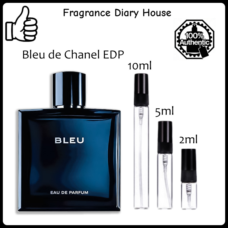 【ของแท้✓จัดส่งรวดเร็ว】Bleu de EDP & Chance Eau Tendre EDP 2ml/5ml/10ml น้ำหอมขายดี  น้ำหอมพกพา น้ําหอมผู้หญิง น้ําหอมชาย