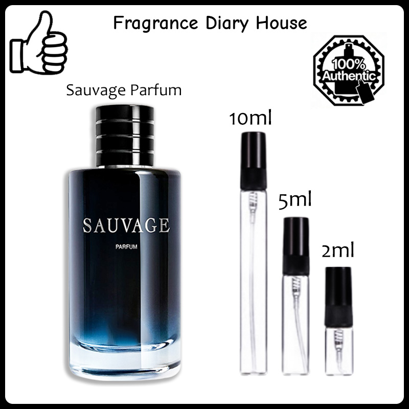 COD  Dior Sauvage Parfum  2ml/5ml/10ml Men's Fragrance