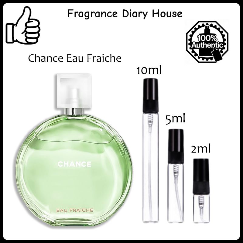 【ของแท้✓จัดส่งรวดเร็ว】Bleu de EDP & Chance Eau Tendre EDP 2ml/5ml/10ml น้ำหอมขายดี  น้ำหอมพกพา น้ําหอมผู้หญิง น้ําหอมชาย