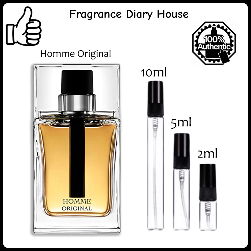 COD Dior Sauvage &Sauvage Elixir &  Homme Intense &  Sauvage Parfum 2ml/5ml/10ml Men's Fragrance