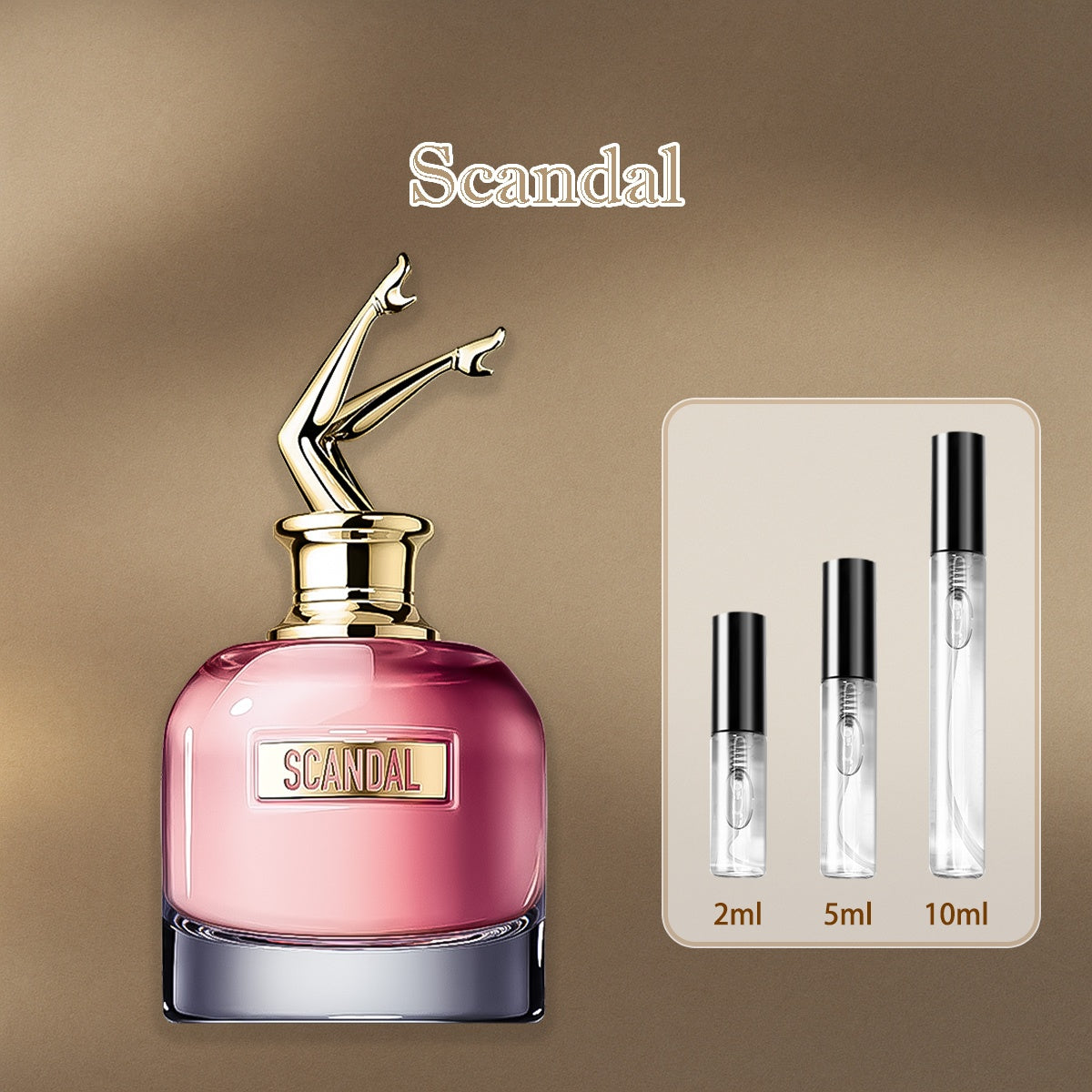 【ของแท้✓จัดส่งรวดเร็ว】Scandal EDP & Le Male Le Parfum & Le Beau 2ml/5m