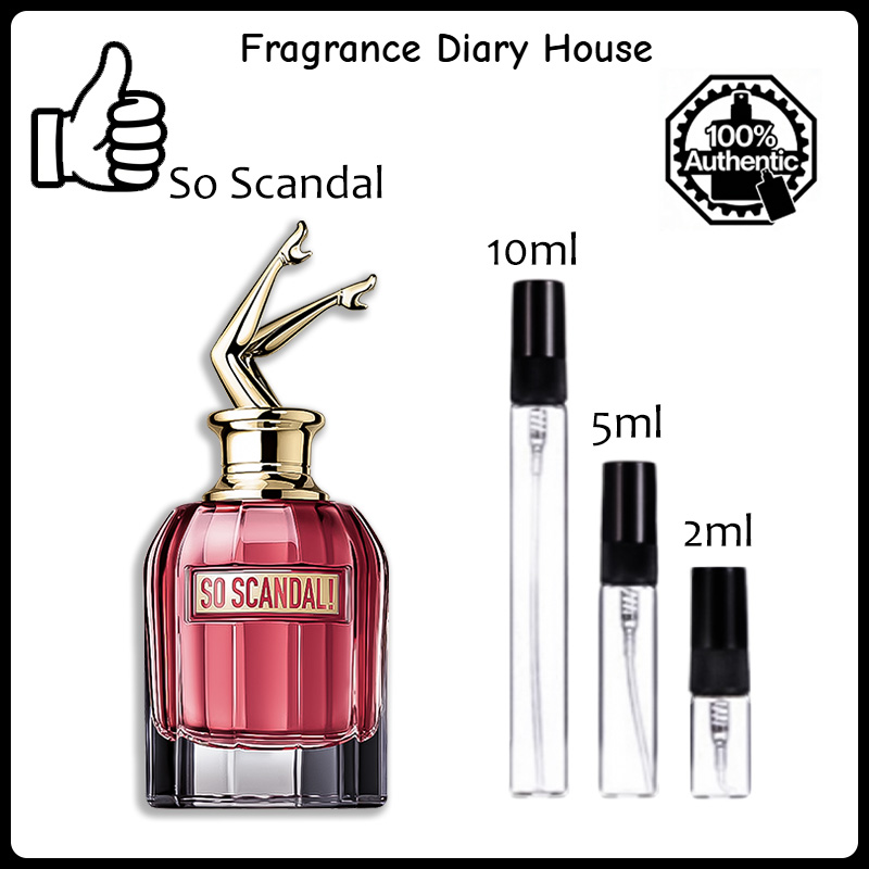 【ของแท้✓จัดส่งรวดเร็ว】Scandal EDP & Le Male Le Parfum & Le Beau 2ml/5ml/10ml น้ําหอมชาย ติดทนนาน unisex