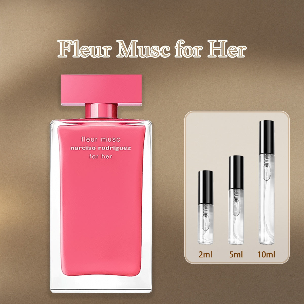 【ของแท้✓จัดส่งรวดเร็ว】for Her EDP & Fleur Musc for Her 2ml/5ml/10ml น้ําหอมผู้หญิง สินค้าขายดี ขนาดทดลอง น้ำหอมพกพา ติดทนนาน