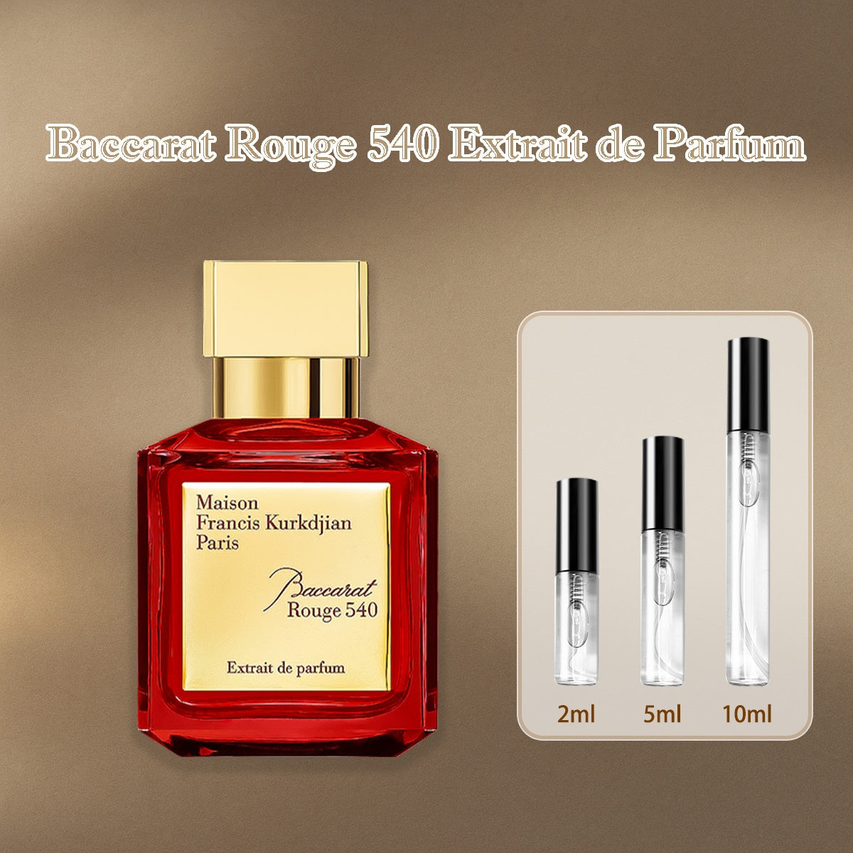 【ของแท้✓พร้อมส่ง】Baccarat Rouge 540 EDP & A La Rose & Aqua Universalis 2ml / 5ml / 10ml น้ําหอม unisex น้ำหอมพกพา กลิ่นติดทนนาน