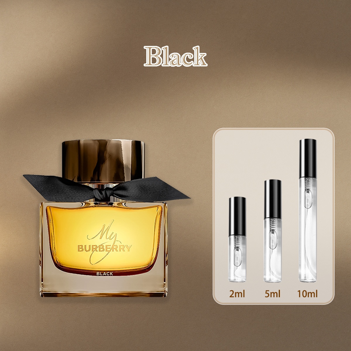 【ของแท้✓ติดทนนาน】 My Black Parfum 2ml / 5ml / 10ml น้ําหอมผู้หญิง น้ำหอมขายดี น้ำหอมพกพา พร้อมส่ง
