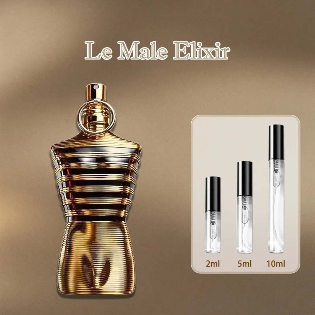 COD Jean Paul Gaultier Le Male Elixir EDT  2ml/5ml/10ml น้ำหอมผู้ชาย กลิ่นวานิลลา หรู ติดทน