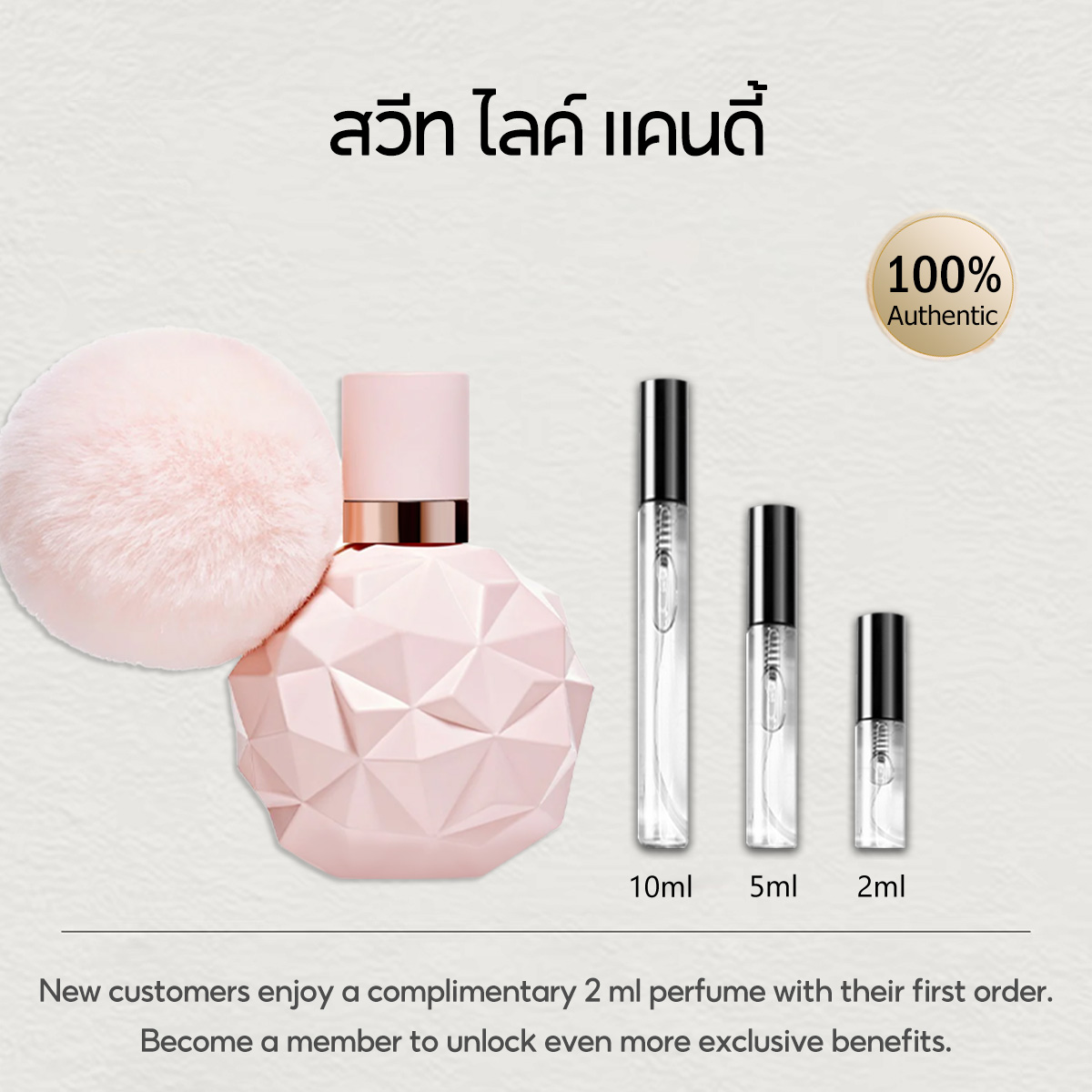 【ของแท้✓จัดส่งรวดเร็ว】Cloud EDP & Sweet Like Candy EDP 2ml/5ml/10ml น้ําหอมผู้หญิง น้ำหอมพกพา น้ําหอมมินิ ติดทนนาน ขนาดทดลอง