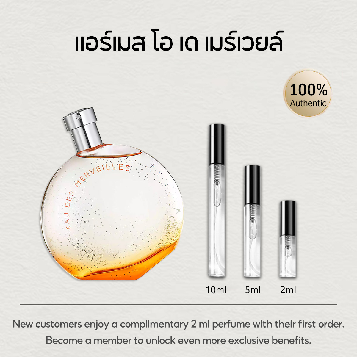 【ของแท้✓จัดส่งรวดเร็ว】Un Jardin Sur Le Nil & H24 EDT/Terre d'Hermes EDT 2ml/5ml/10ml น้ําหอมชาย น้ำหอมขายดี  น้ําหอม unisex กลิ่นติดทนนาน น้ำหอมพกพา
