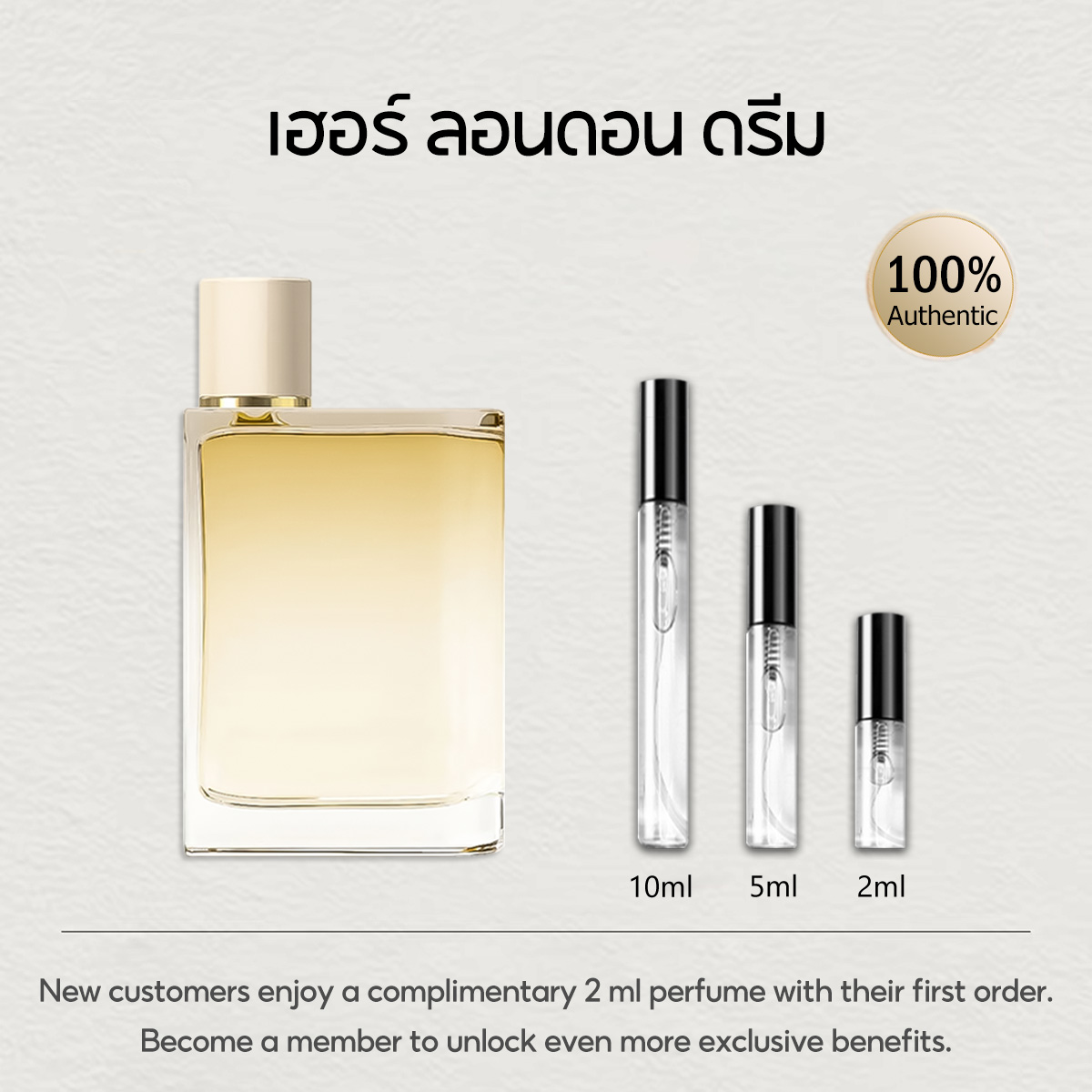 【ของแท้✓จัดส่งรวดเร็ว】My Black Parfum & Her EDP & My Blush EDP 2ml/5ml/10ml น้ำหอมพกพา น้ําหอมผู้หญิง กลิ่นติดทนนาน น้ําหอมชาย ขนาดทดลอง