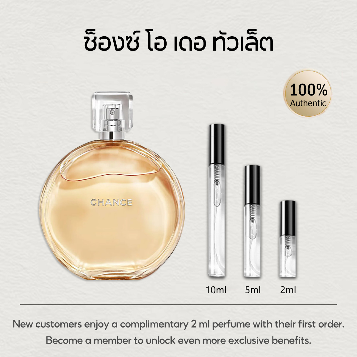 【ของแท้✓จัดส่งรวดเร็ว】Bleu de EDP & Chance Eau Tendre EDP 2ml/5ml/10ml น้ำหอมขายดี  น้ำหอมพกพา น้ําหอมผู้หญิง น้ําหอมชาย