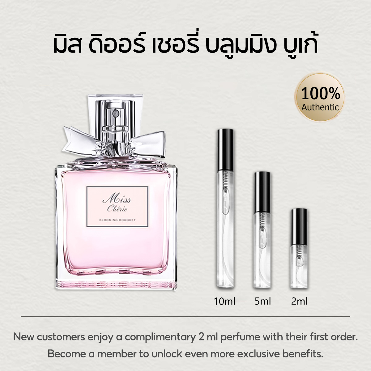 【ของแท้✓จัดส่งรวดเร็ว】Sauvage EDT & Blooming Bouquet EDT & J'adore 2ml/5ml/10ml น้ำหอมพกพา น้ําหอมชาย น้ำหอมผู้หญิง กลิ่นติดทนนาน