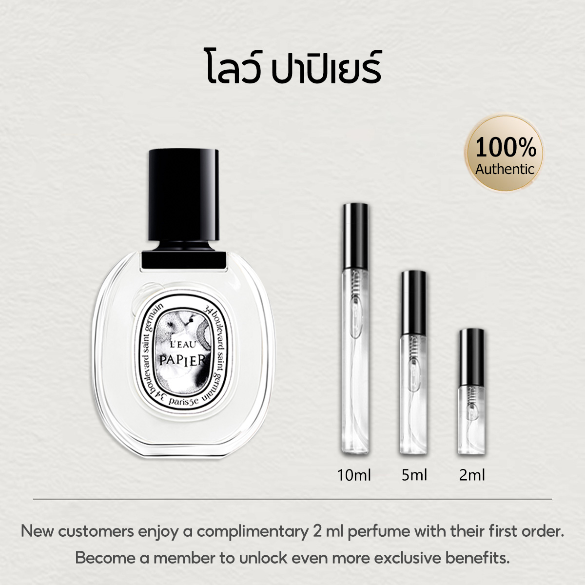 【ของแท้✓จัดส่งรวดเร็ว】 Fleur de Peau EDP/Orphéon / Tam Da EDP/L'Eau Papier EDT 2ml/5ml/10ml น้ําหอม unisex น้ำหอมขายดี กลิ่นติดทนนาน น้ำหอมพกพา