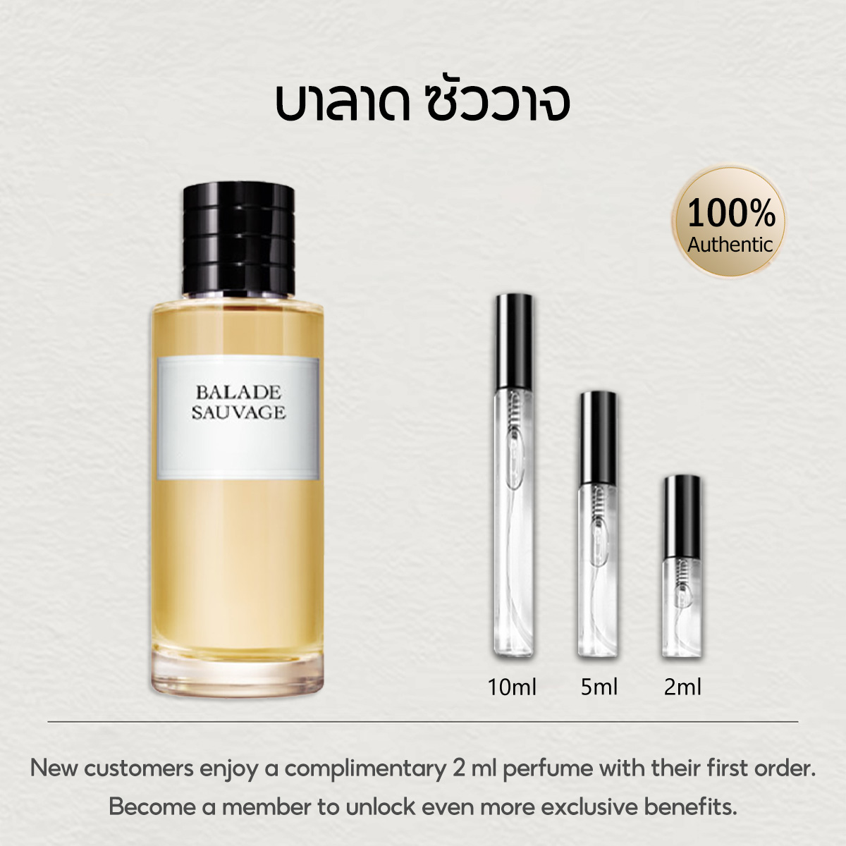 【ของแท้✓จัดส่งรวดเร็ว】Sauvage EDT & Blooming Bouquet EDT & J'adore 2ml/5ml/10ml น้ำหอมพกพา น้ําหอมชาย น้ำหอมผู้หญิง กลิ่นติดทนนาน