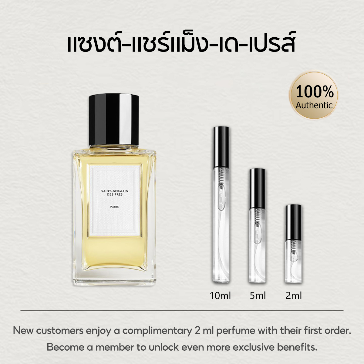 【ของแท้✓จัดส่งรวดเร็ว】Parade EDP & Black Tie & Reptile  EDP/Nightclubbing EDP 2ml/5ml/10ml น้ำหอมขายดี น้ําหอม unisex น้ำหอมพกพา กลิ่นติดทนนาน
