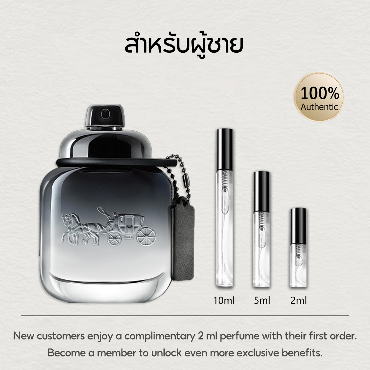 【ของแท้✓จัดส่งรวดเร็ว】Floral Eau de Parfum & New York Men EDT 2ml/5ml/10ml น้ําหอมชาย น้ําหอมผู้หญิง น้ำหอมพกพา  น้ำหอมมินิ กลิ่นติดทนนาน