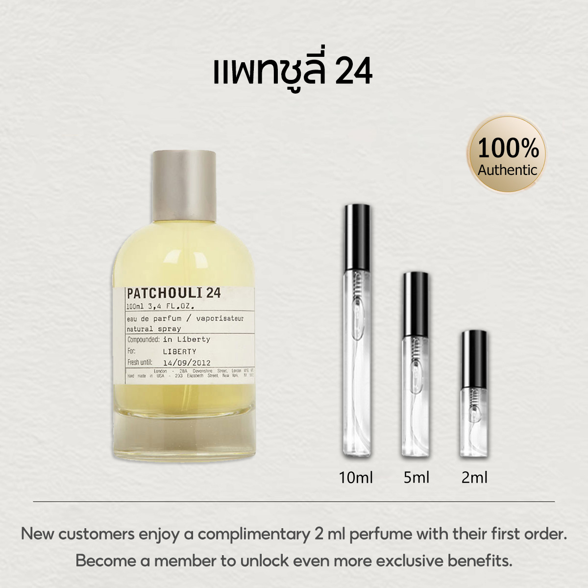 【ของแท้✓จัดส่งรวดเร็ว】Another 13 EDP & Santal 33 & The Noir 29 2ml / 5ml / 10ml น้ําหอม unisex น้ำหอมยอดนิยม น้ำหอมพกพา กลิ่นติดทนนาน