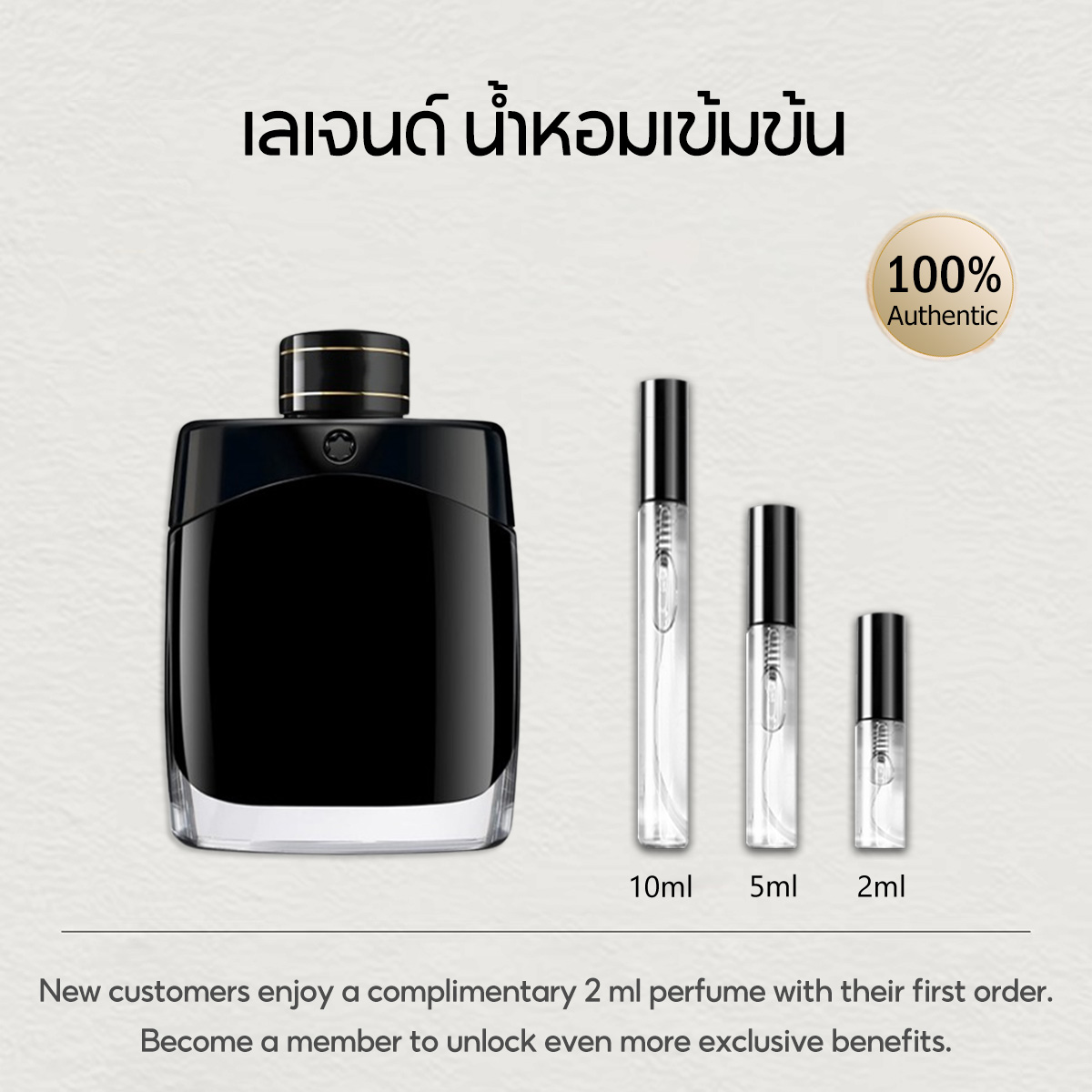 【ของแท้✓จัดส่งรวดเร็ว】Explorer EDP & Legend EDT & Signature EDP 2ml/5ml/10ml น้ําหอมชาย กลิ่นติดทนนาน ขนาดทดลอง