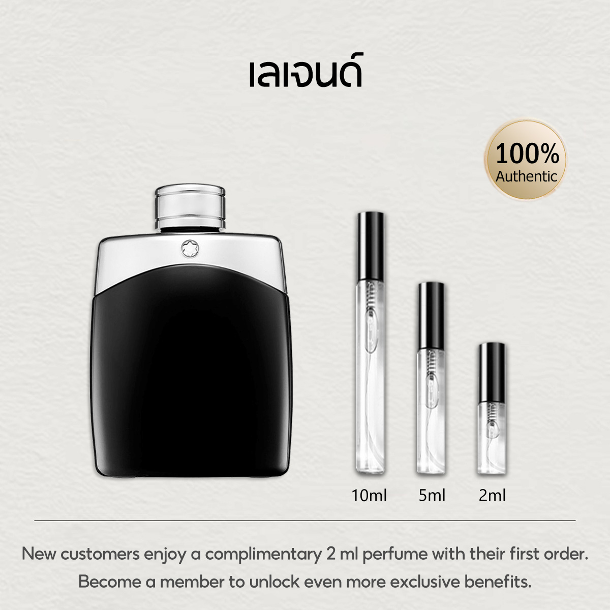 【ของแท้✓จัดส่งรวดเร็ว】Explorer EDP & Legend EDT & Signature EDP 2ml/5ml/10ml น้ําหอมชาย กลิ่นติดทนนาน ขนาดทดลอง