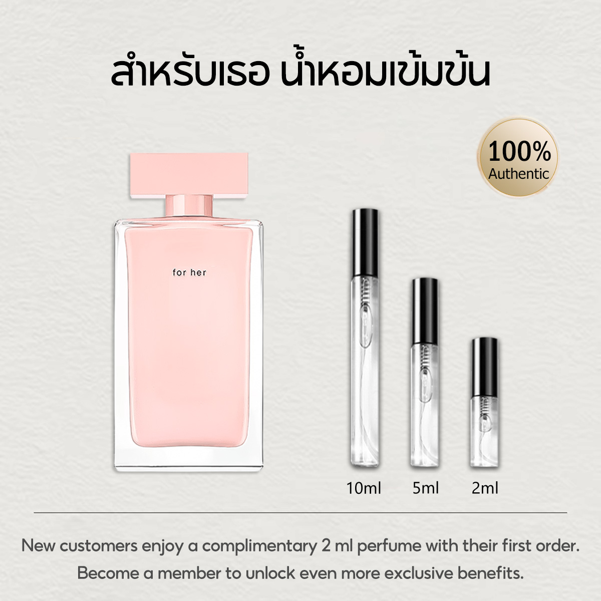 【ของแท้✓จัดส่งรวดเร็ว】for Her EDP & Fleur Musc for Her 2ml/5ml/10ml น้ําหอมผู้หญิง สินค้าขายดี ขนาดทดลอง น้ำหอมพกพา ติดทนนาน