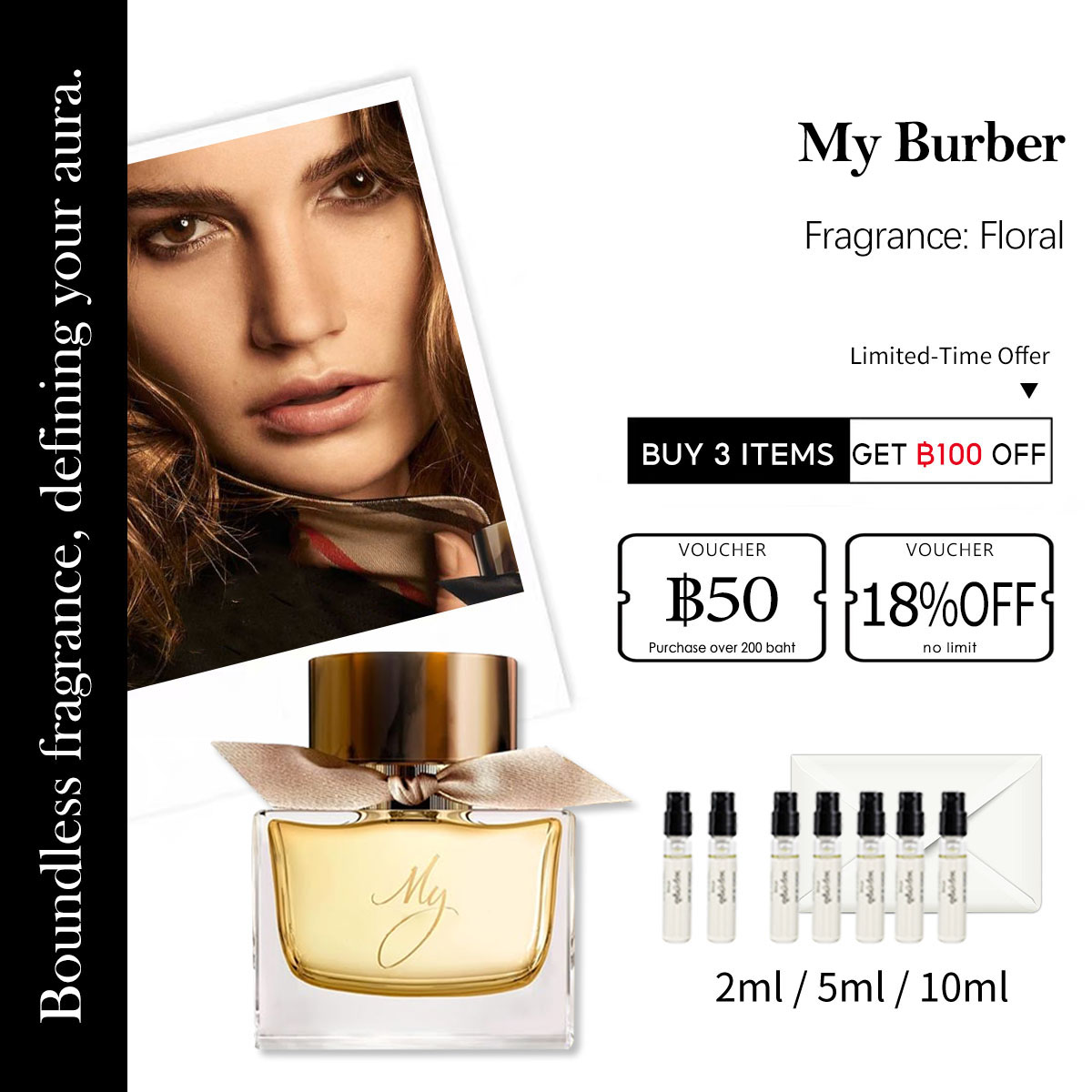 【ของแท้✓ติดทนนาน】 My yellow EDP 2ml / 5ml / 10ml น้ําหอมผู้หญิง น้ำหอม น้ำหอมพกพา พร้อมส่ง