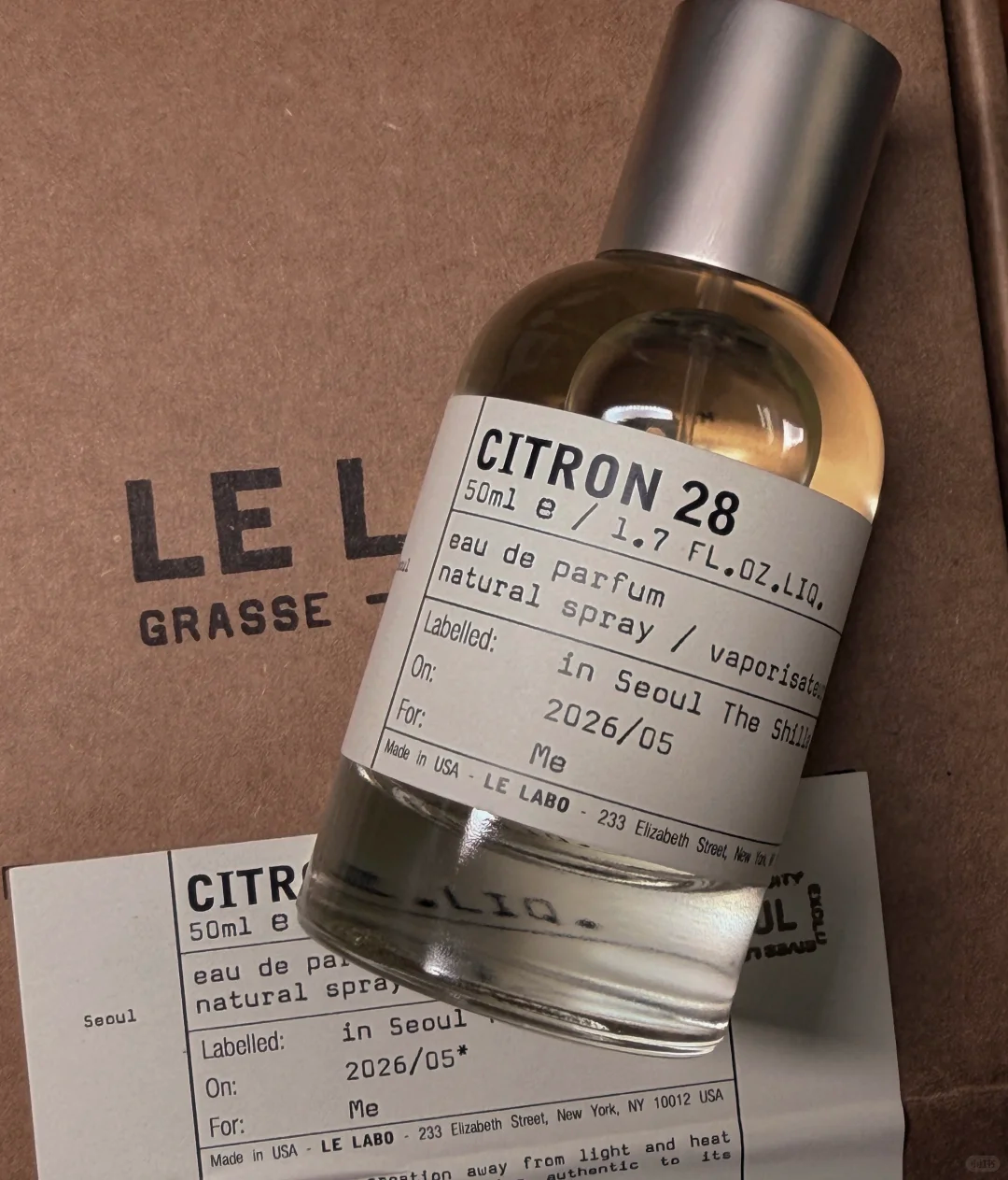 Le Labo Citron 28, Seoul EDP