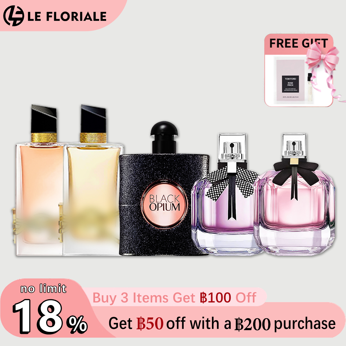 【ของแท้✓จัดส่งรวดเร็ว】Libre EDP & Black Opium EDP & Mon Paris Couture EDP น้ําหอมผู้หญิง น้ําหอมชาย  น้ำหอมขายดี ติดทนนาน ขนาดทดลอง