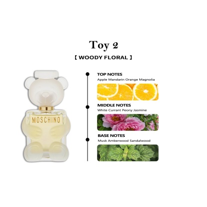 【Men's and women's perfumes】Moschino Toy 2 EDP & Toy Boy EDP  2ml/5ml/10ml