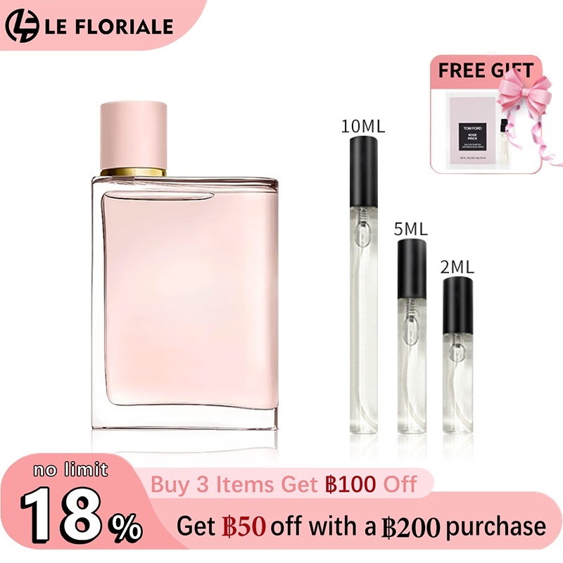 【ของแท้✓ติดทนนาน】 Her EDP 2ml / 5ml / 10ml น้ําหอมผู้หญิง น้ำหอมพกพา พ