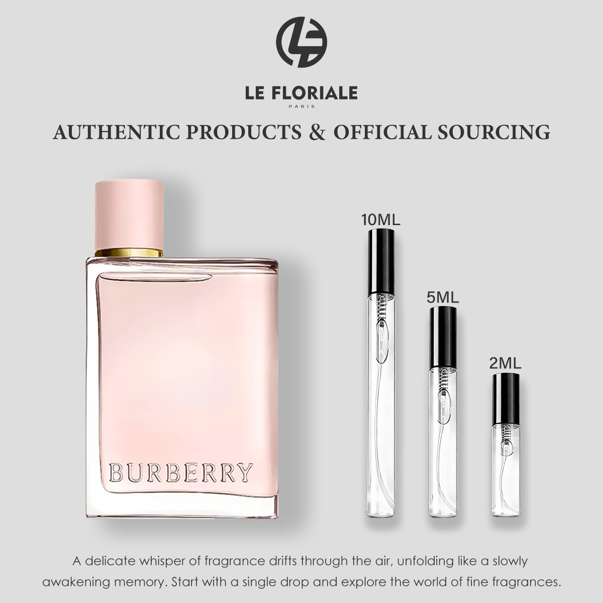 【ของแท้✓ติดทนนาน】 Her EDP 2ml / 5ml / 10ml น้ําหอมผู้หญิง น้ำหอมพกพา พ