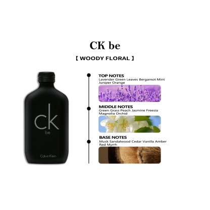 【Unisex perfume】Calvin Klein One EDT & be & One Essence Parfum 2ml/5ml/10ml 