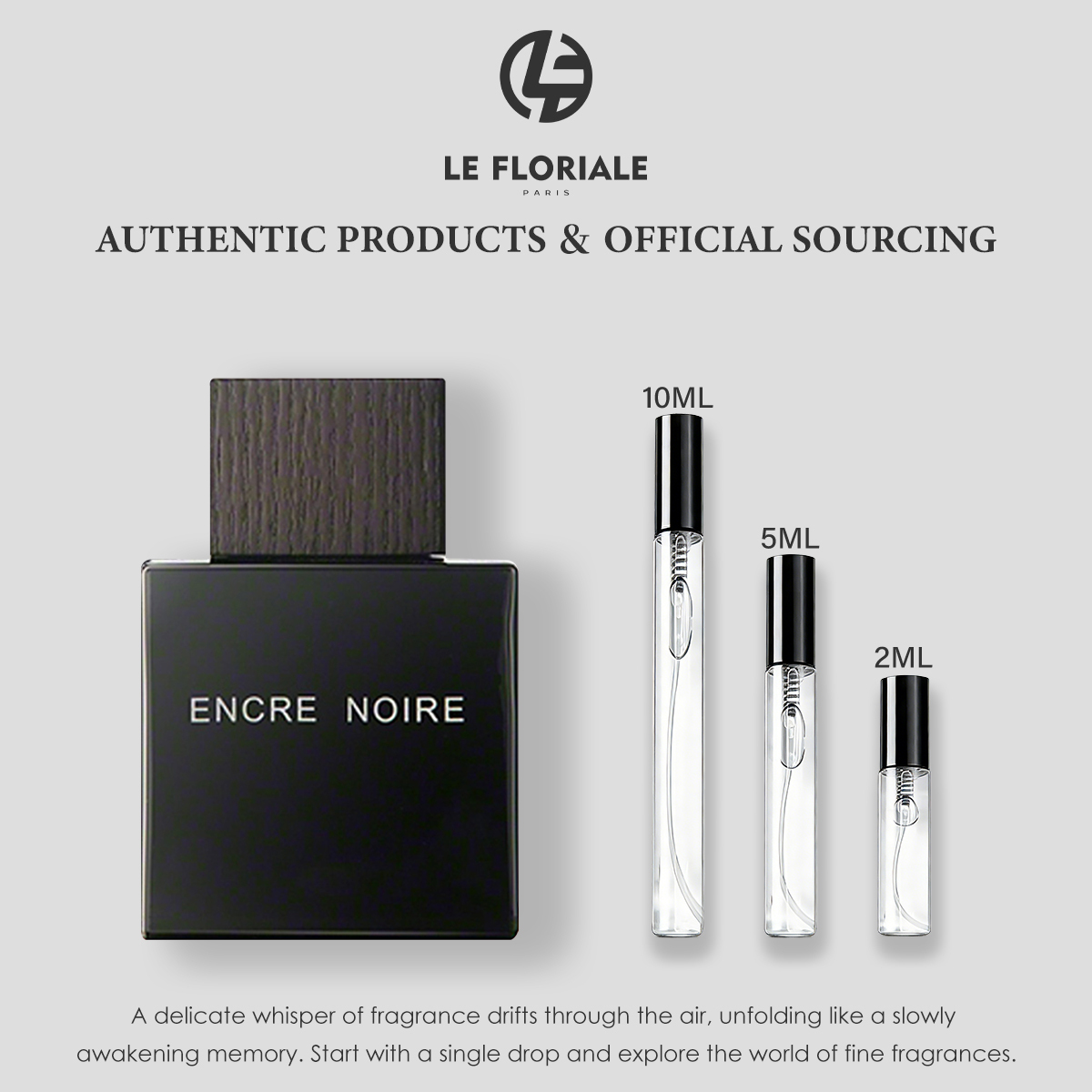 【ของแท้✓ติดทนนาน】Encre Noire EDT 2ml / 5ml / 10ml น้ําหอมชาย น้ำหอมพกพ