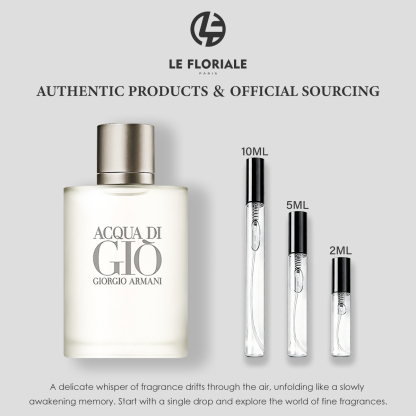 COD Acqua di Gio EDT & Acqua di Giò Profumo EDP 2ml/5ml/10ml Men's perfume