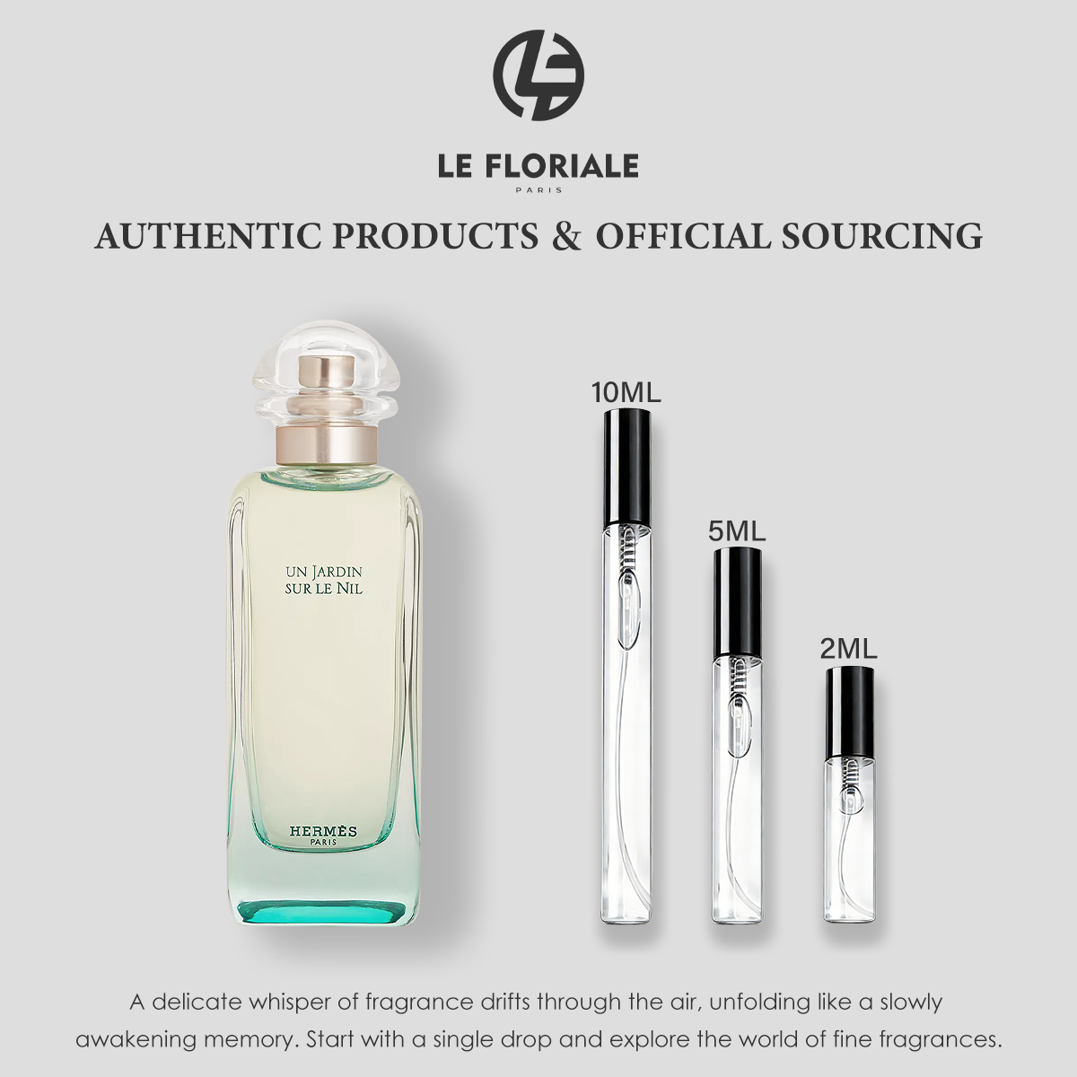 COD Hermes Un Jardin Sur Le Nil & H24 EDT/Terre d'Hermes EDT 2ml/5ml/10ml Men's and women's perfume