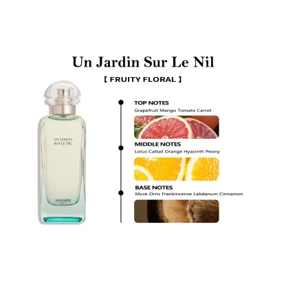 【Men's and women's perfume】Hermes Un Jardin Sur Le Nil & H24 EDT/Terre d'Hermes EDT 2ml/5ml/10ml